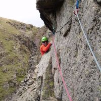 Oh, there you are! Andy following pitch 2 of Haste Not. (Colin Maddison)