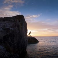 Third Place - Deep Water Solo, Berry Head (Sean Kelly)