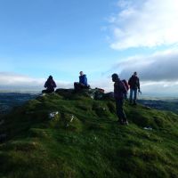 Chrome Hill summit in winter sunshine (Dave Shotton)