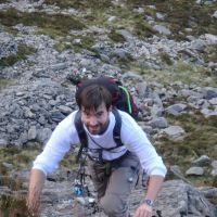 George on Idwal Buttress scramble (Idwal Slabs) (Dave Shotton)