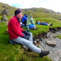 Relaxing by Levers Water (Dave Shotton)