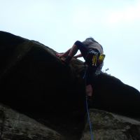 Topsail - Dave S at the crux (Oi Ding Koy)