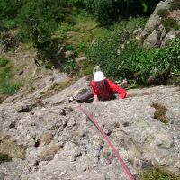 Joe Flynn on 'Via Media' (S), Castle Rock, Thirlmere. (Colin Maddison)