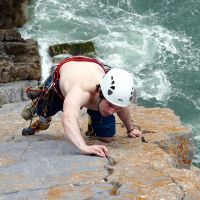 Winner - Shaun soloing Giltar Slab Route (Dave Wylie)