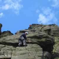 Dave D and Phil on Long Climb (Roger Dyke)