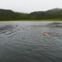 Swimming in Blackbeck Tarn (Dave Wylie)