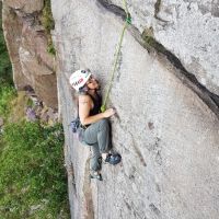 Caro on Technical Slab. (Rory Marsden)