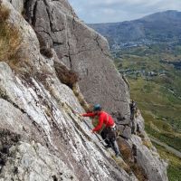 Andy. Clogwyn yr Oen, Slick VDiff. (Rory Marsden)