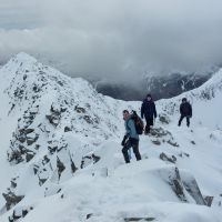 Alpine conditions on the CMD Arete - a perfect day (Andy Stratford)