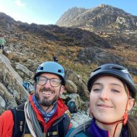 Andy and Phoebe, Little Tryfan Arete (Phoebe Marsden)