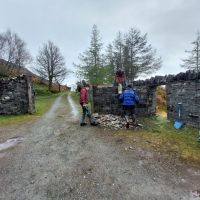 Wall demolition in process (Andy Stratford)