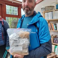 Jim with many cakes to take home (Andy Stratford)