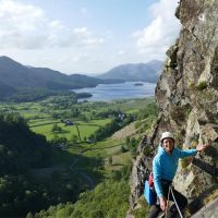 Mich on "Troutdale Pinnacle" (Dave Wylie)