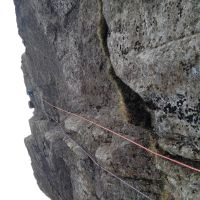 Gareth at the top of p1 Sledgate Ridge (Michelle Harrison)