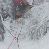 Ed on P3 of Hidden Chimney (Edward Courtnell)