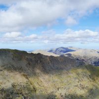 Garnedd Ugain and Crib Goch from Yr Wyddfa (Dave Wylie)