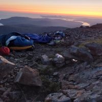 Sunset bivvi in perfect weather Sgurr Banachdich (Andy Stratford)