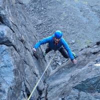 Colin post crux on King Cobra (Gareth Williams)