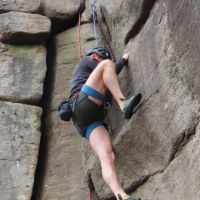 Stefano on Hollybush Crack (David Rainsbury)