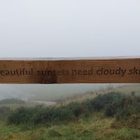 Inspirational quote on Rivington Pike... (Dave Shotton)