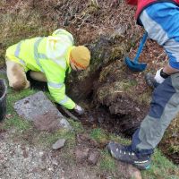 Culvert clearing team in action (Andy Stratford)