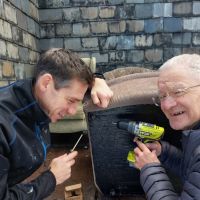 Furniture repairs by Andy Lewtas and David Rainsbury