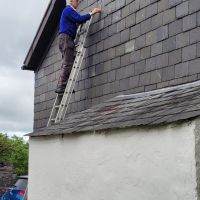 Dave - Gable end slate repair (Natalie Lacroix)