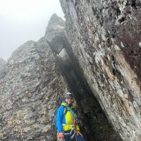 Yet another sopping wet chimney! (Jessica Bailey)