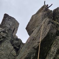 Liam on the Storhorn summit of The Goat (Andy Stratford)