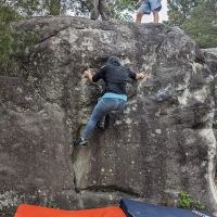 Caro on the mantle 5a, Apremont (Caro Churchill)