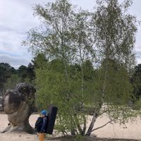 Claire H at Dog Rock, Cul De Chien (Caro Churchill)