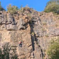 Gareth leading "Who sat on my satsuma" at Masson Lees