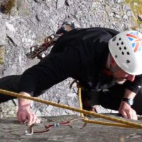 Dave B. climbing (Oi Ding Koy)